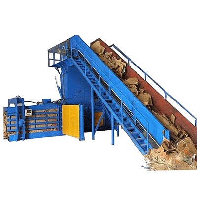 Horizontal Waste Paper Baler machine